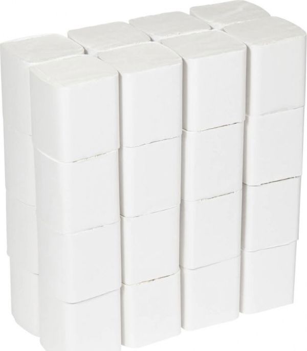 Kimberly-Clark Kimberly-Clark Hostess - Μαλακό χαρτί υγείας σε φύλλα, ανακυκλωμένο υλικό - 16000 φύλλα