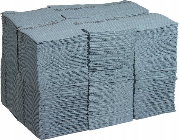 Kimberly-Clark Kimberly-Clark Wypall Forcemax - Πανί καθαρισμού σε κομμάτια, πτυσσόμενο, γκρι - 480 κομμάτια