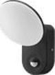 Φωτιστικό τοίχου Orno RIOLIT LED 15W, φωτιστικό κήπου με αισθητήρα κίνησης, 1100lm, IP65, 4000K, μαύρο