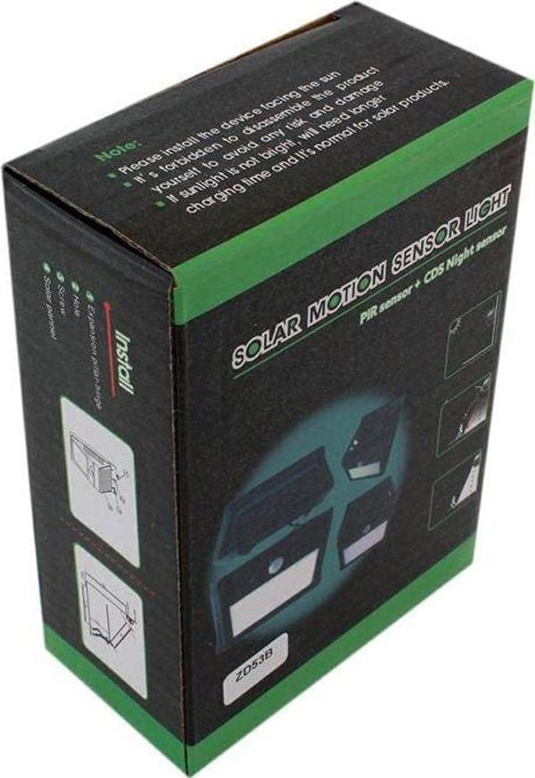 Φωτιστικό τοίχου ECpower ZD53B ΕΞΩΤΕΡΙΚΟ ΦΩΤΙΣΤΙΚΟ ΑΙΣΘΗΤΗΡΑΣ ΚΙΝΗΣΗΣ ΣΟΥΡΟΥΠΟΥ 30