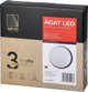 Φωτιστικό Τοίχου Orno AGAT LED 15W, φωτιστικό κήπου, 1100lm, IP54, 4000K, γκρι