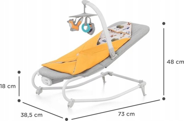 KinderKraft KINDERKRAFT gultukas FELIO 2, forest yellow, KBFELI20YEL0000