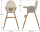 KinderKraft KINDERKRAFT high chair FINI 2 BEIGE, KHFINI02BEG0000