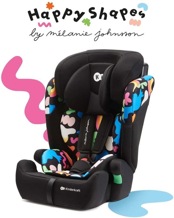 Kinderkraft fotelik COMFORT UP i-Size 9-36kg Happy