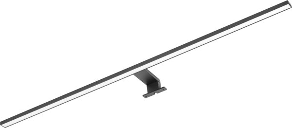 Φωτιστικό τοίχου Orno NORTES LED 18W, λάμπα πάνω από τον καθρέφτη, 1600lm, 4000K, μήκος 100 cm, αλουμίνιο, μαύρο AD-OM-6209L4/B