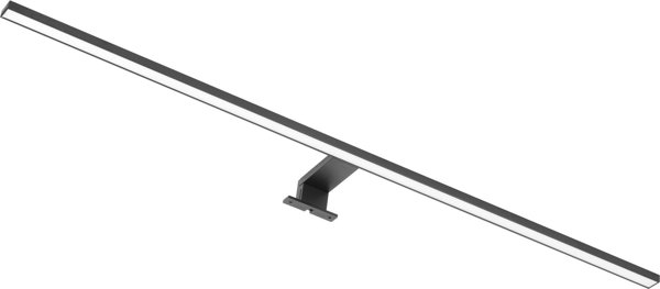 Φωτιστικό τοίχου Orno NORTES LED 18W, λάμπα πάνω από τον καθρέφτη, 1600lm, 4000K, μήκος 100 cm, αλουμίνιο, μαύρο AD-OM-6209L4/B