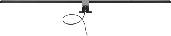 Φωτιστικό τοίχου Orno NORTES LED 18W, λάμπα πάνω από τον καθρέφτη, 1600lm, 4000K, μήκος 100 cm, αλουμίνιο, μαύρο AD-OM-6209L4/B