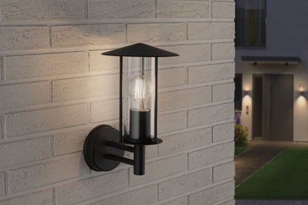 Απλίκα Paulmann Εξωτερική απλίκα CLASSIC IP44 max.15W E27 230V σκούρο γκρι