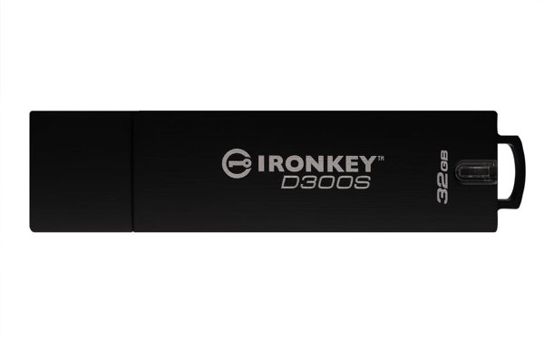 Kingston Technology IronKey D300S USB μνήμη 32 GB USB Τύπου-A 3.2 Gen 1 (3.1 Gen 1) Μαύρο