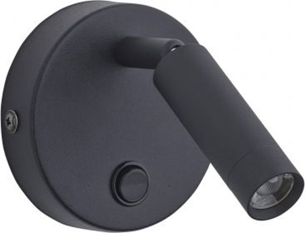 TK Lighting Απλίκα Enzo 4237 Μεταλλική σε Μαύρο Χρώμα