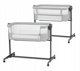 KINDERKRAFT co-sleeper Neste Up 2 LIGHT GREY, KLNEUP02LGR0000