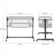 KINDERKRAFT co-sleeper Neste Up 2 LIGHT GREY, KLNEUP02LGR0000