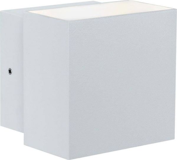 Φωτιστικό τοίχου Paulmann Cybo LED 2x3W 230V IP65 τετράγωνο 100x100mm Λευκό Αλουμίνιο (PL18003) - Paulmann