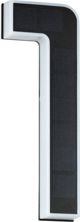Φωτιστικό τοίχου Paulmann Outdoor Solar αριθμός σπιτιού 1 3000K IP44 Αντικαταστάσιμη μπαταρία