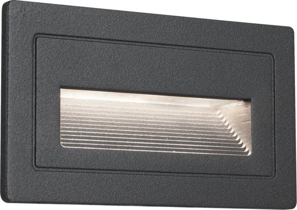 Paulmann Φωτιστικό Τοίχου Εξωτερικού Χώρου OWS Long LED 4W 3000K IP44 Αλουμίνιο Μαύρο 103x62mm
