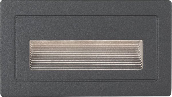 Paulmann Φωτιστικό Τοίχου Εξωτερικού Χώρου OWS Long LED 4W 3000K IP44 Αλουμίνιο Μαύρο 103x62mm