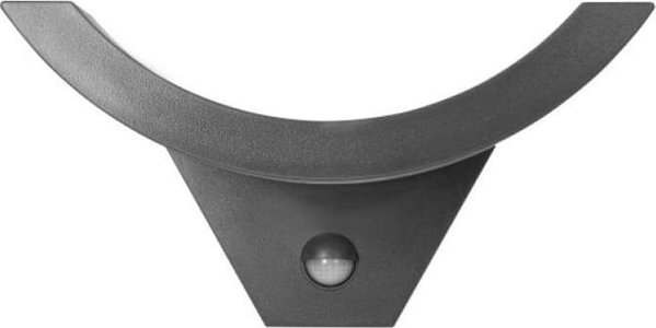 Φωτιστικό τοίχου Orno SPINEL LED 10W, εξωτερικό φωτιστικό με αισθητήρα κίνησης 140, 800lm, IP54, 4000K, IK10, γκρι, AD-OP-6119GLPMR4