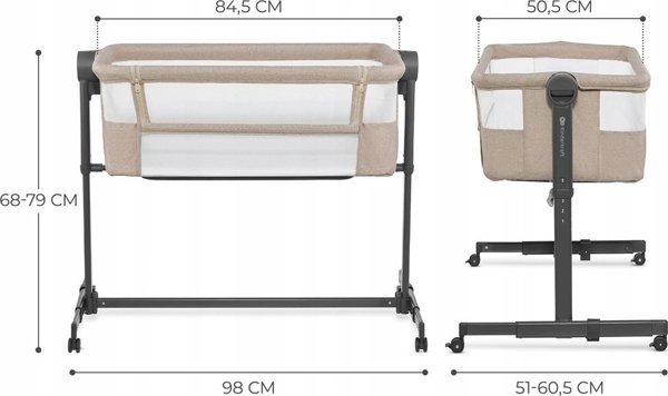 KinderKraft KINDERKRAFT co-sleeper Neste Up 2 ΜΠΕΖ, KLNEUP02BEG0000 14235248 5902533924530