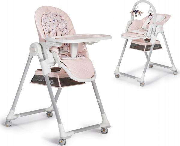 KinderKraft ΚΑΡΕΚΛΑΚΙ ΦΑΓΗΤΟΥ LASTREE PINK