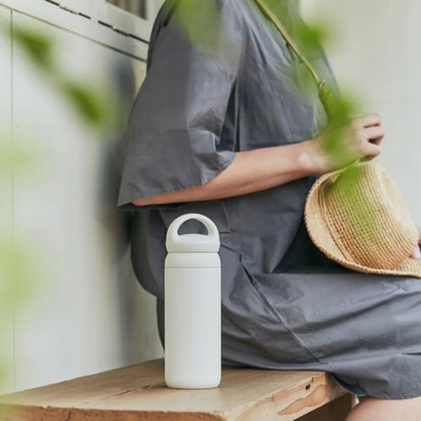 Kinto Day Off Θερμική Κούπα 500ml - Λευκό