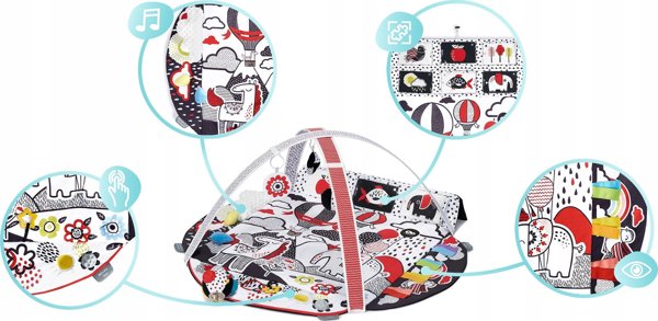 KinderKraft Αισθητηριακό χαλάκι με παιχνίδια Kinderkraft 4SMART