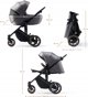 Παιδικό καρότσι KINDERKRAFT 3σε1 PRIME 2 3IN1 MINK PRO SHADOW GREY, KSPRIM02GRY300I