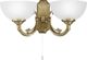 Απλίκα Τοίχου Eglo Savoy 82752, 2 Φώτων, E14, 41cm, Λευκό