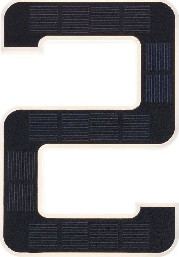 Φωτιστικό τοίχου Paulmann Outdoor Solar αριθμός σπιτιού 2 3000K IP44 Αντικαταστάσιμη μπαταρία