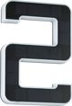Φωτιστικό τοίχου Paulmann Outdoor Solar αριθμός σπιτιού 2 3000K IP44 Αντικαταστάσιμη μπαταρία