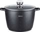 KingHoff Χυτή Κατσαρόλα Μαρμάρινη με Καπάκι 24cm 6.2L KH-1598