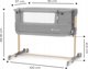 KinderKraft Kinderkraft Baby cot NESTE GROW light grey full wood KCNEGR00LGR000W