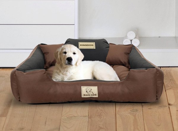 KingDog Καλάθι σκύλου 75x65 Καφέ KingDog