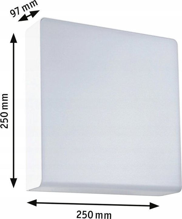 Φωτιστικό Τοίχου Paulmann Εξωτερική Συσκευή AZALENA LED HF 8.5W 700lm 3000K IP44 230V ανθρακί αλουμίνιο
