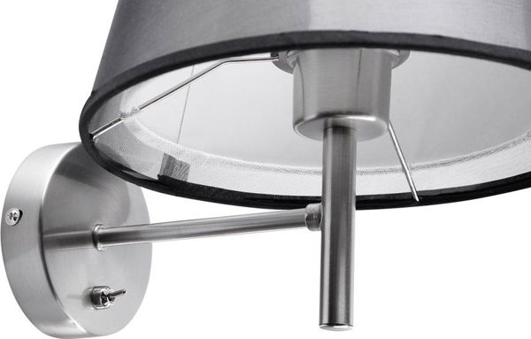 Επιτοίχιο φωτιστικό Beliani COLUMBIA σε γκρι χρώμα 7983930 4251682201742