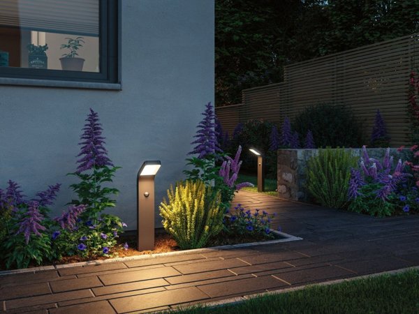 Φωτιστικό τοίχου Paulmann KULMA LED φωτιστικό κήπου 7,5W 520lm 500mm 3000K αισθητήρας κίνησης ανθεκτικό στο θαλασσινό νερό IP44 230V ανθρακί αλουμίνιο 14085868 4000870947470