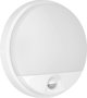 Φωτιστικό τοίχου Orno AGAT LED 10W, φωτιστικό κήπου με αισθητήρα κίνησης 140°, 800lm, IP54, 4000K, λευκό