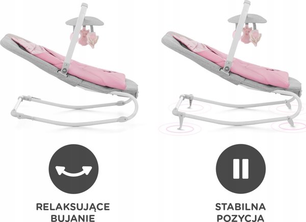 KinderKraft KINDERKRAFT gultukas FELIO 2, τριαντάφυλλο παιώνιας, KBFELI20PNK0000