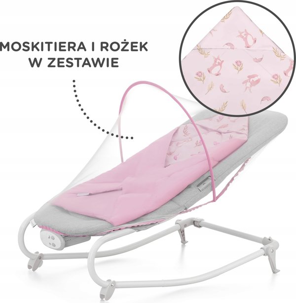 KinderKraft KINDERKRAFT gultukas FELIO 2, τριαντάφυλλο παιώνιας, KBFELI20PNK0000