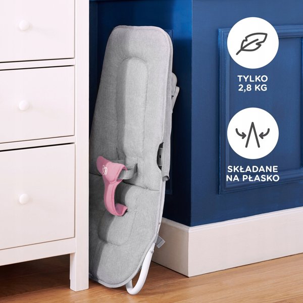 KinderKraft KINDERKRAFT gultukas FELIO 2, τριαντάφυλλο παιώνιας, KBFELI20PNK0000