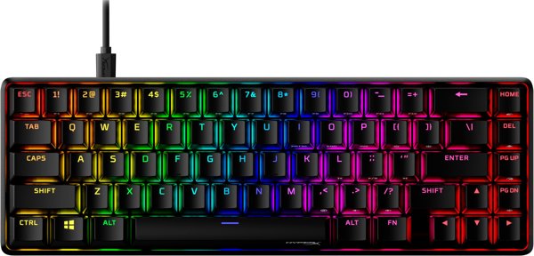 Klawiatura HyperX HP HyperX Alloy 65 Aqua Keyboard US-Layout 56R64AA#ABA 0196337181342