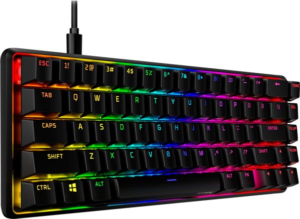 Klawiatura HyperX HP HyperX Alloy 65 Aqua Keyboard US-Layout 56R64AA#ABA 0196337181342