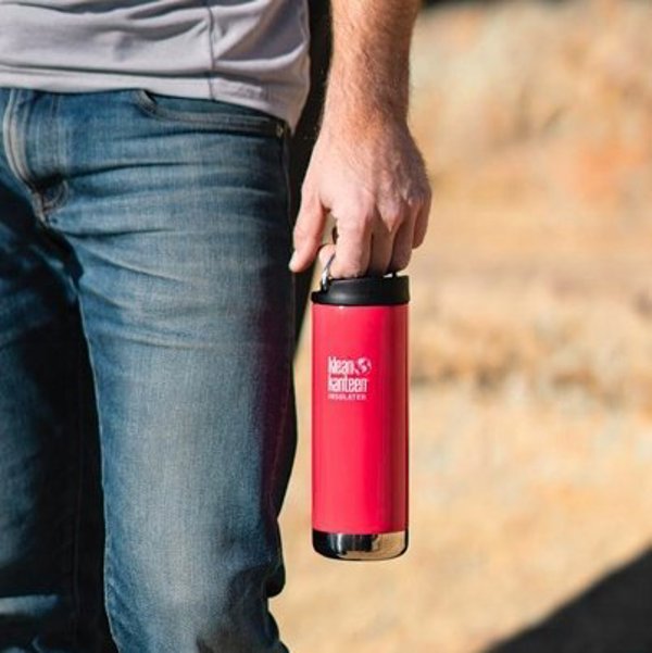 Klean Kanteen Θερμός TKWide με Café Cap, 473ml, Μαύρο