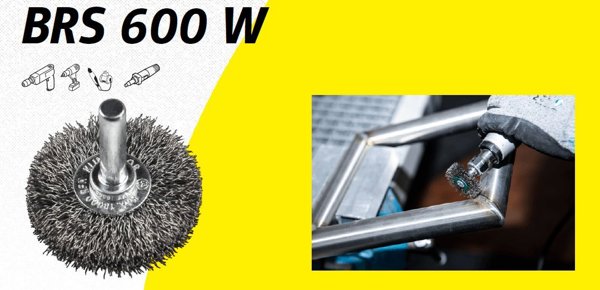 Klingspor Δισκόβουρτσα BRS600W 60mm με Κυματιστό Σύρμα για Καθαρισμό Επιφανειών
