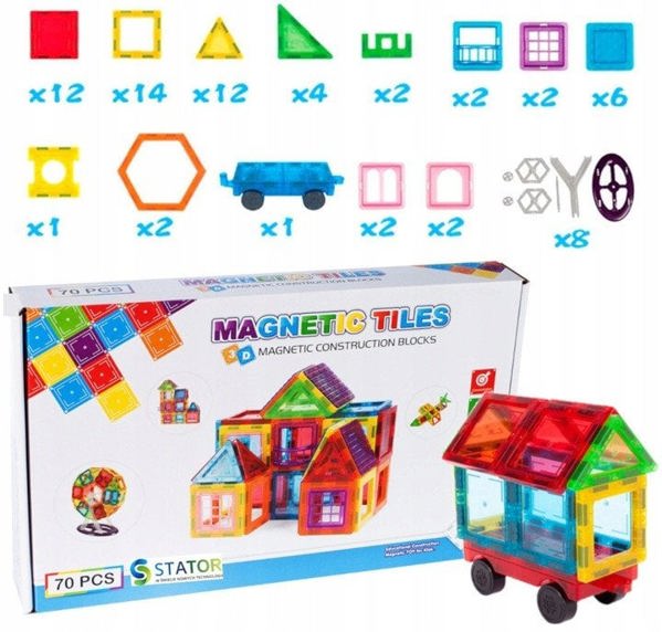Klocki magnetyczne 32el 013272 95984