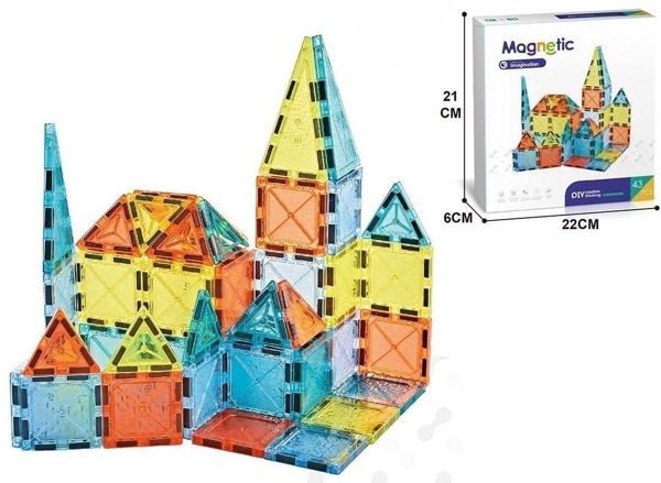 Klocki magnetyczne 43el