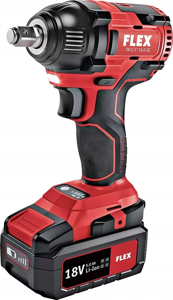 Κρουστικό κλειδί Sourcing Cordless impact wrench FLEX IW 1/2&quot| 18.0-EC/5.0 Set