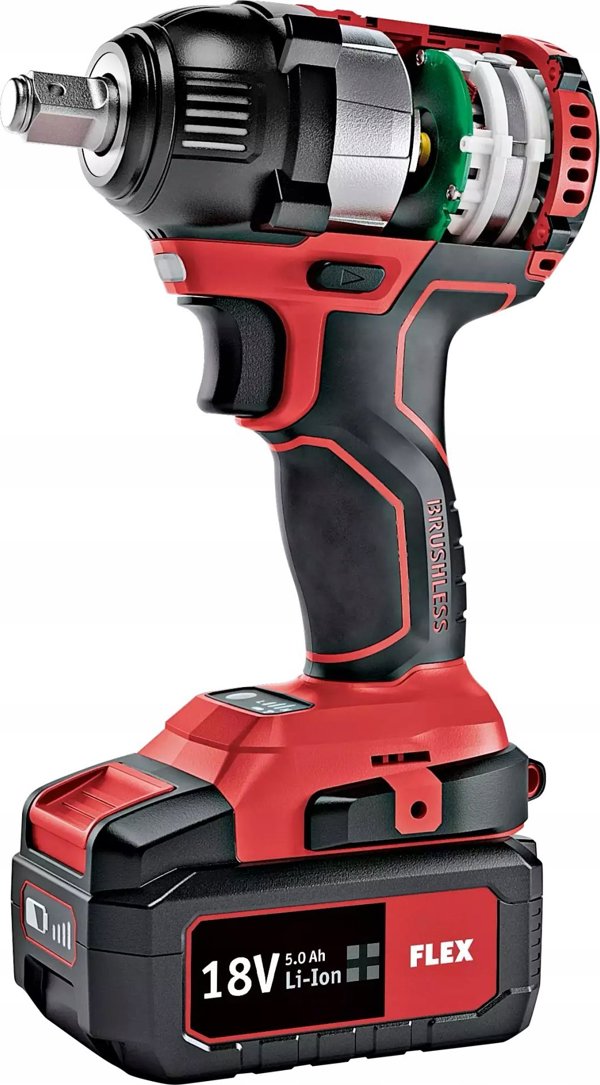 Κρουστικό κλειδί Sourcing Cordless impact wrench FLEX IW 1/2&quot| 18.0-EC/5.0 Set