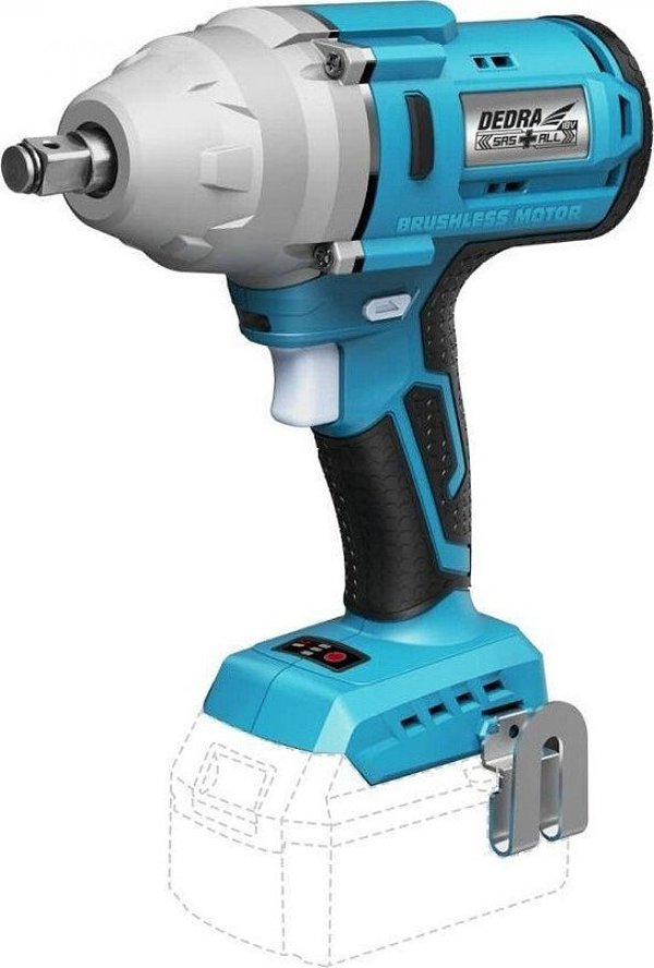 Dedra DED7157 Κρουστικό Κλειδί Μπαταρίας 18V 1/2" 600Nm Brushless