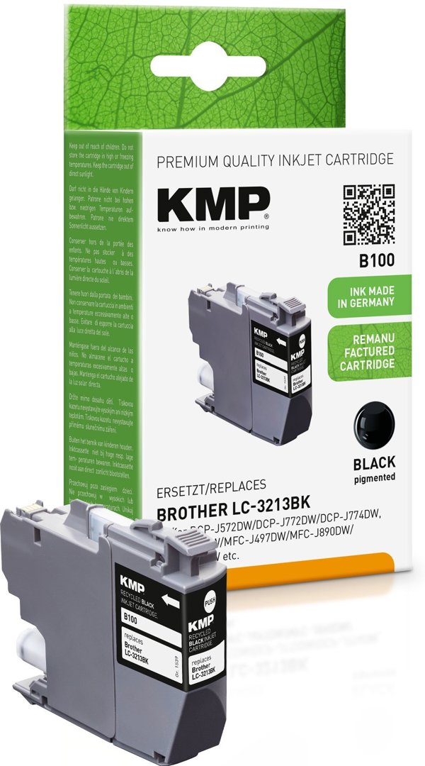 KMP 1539,4001 Μελάνι 1 τμχ. Ανταλλακτικό Μαύρο