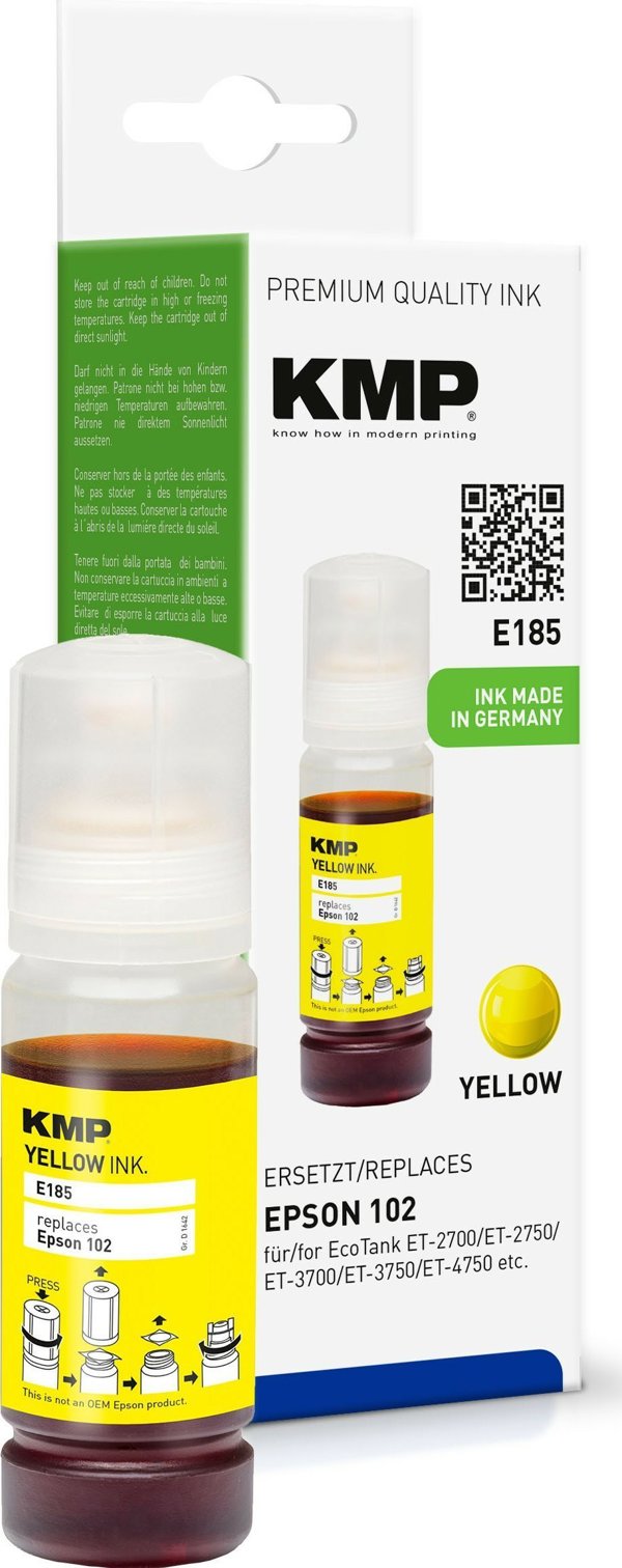 KMP Printtechnik AG KMP Μελάνι EcoTank T03R4 6000 Σελ. κίτρινο ανακατασκευασμένο
